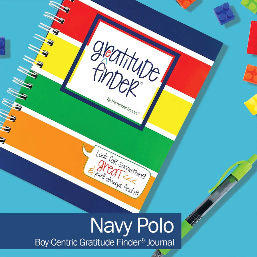 Gratitude Finder Gratitude Journal for Boys 52-Week Non dated - Round 2
