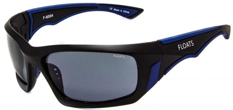 Polarized Sunglasses with Floating Frame - BLACK