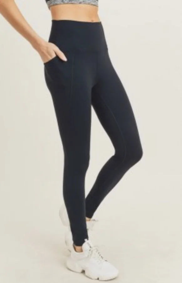 Mono B Leggings With Pockets Assorted Colors