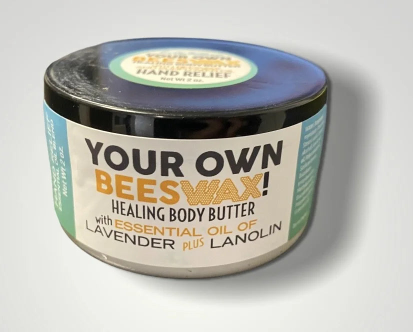 Country Bathhouse Your Own Bees Wax Healing Body Butter- Hand Relief