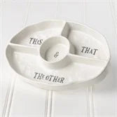 Brownlow "This, That, & The Other" Divided Serving Platter