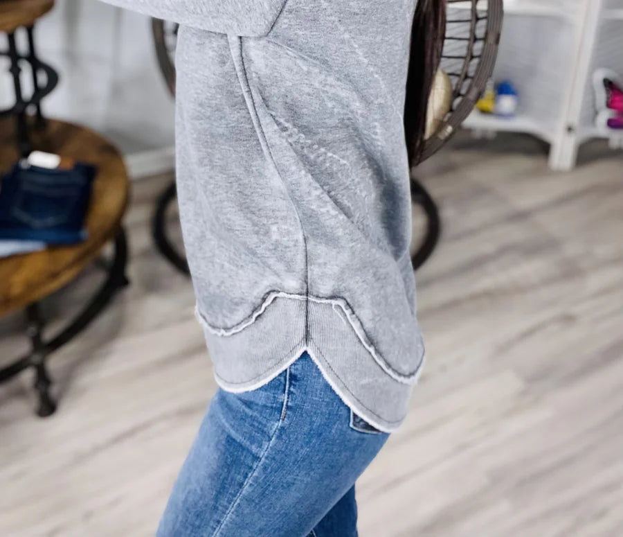 Charcoal Crewneck Sweatshirt - Reg/Plus