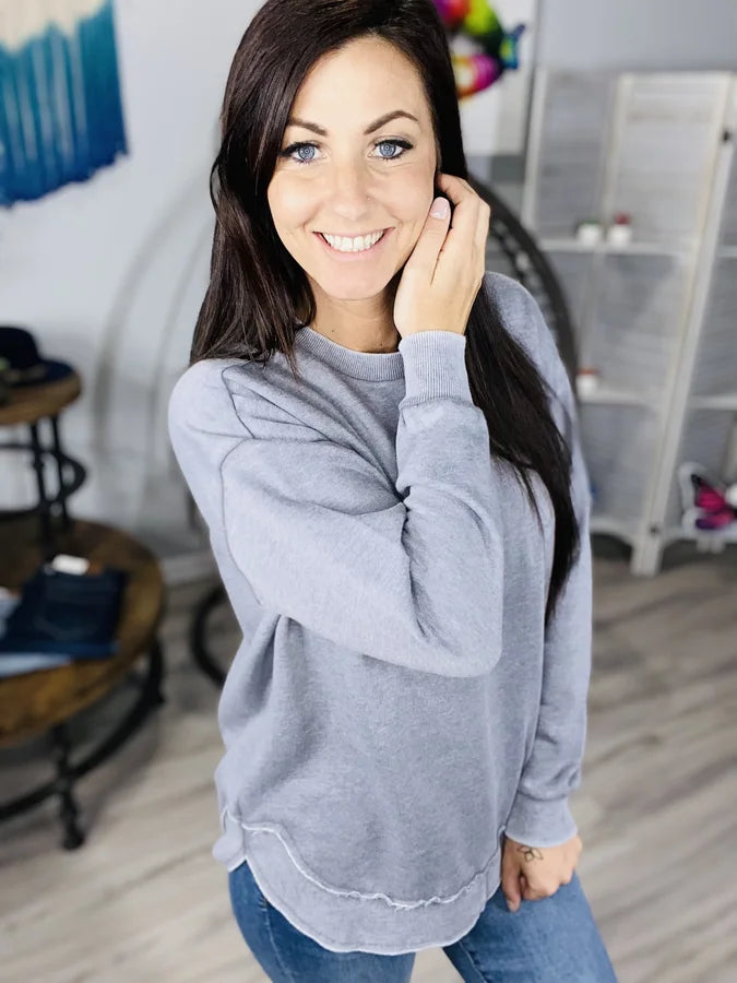 Medium Grey Sweatshirt - Reg/Plus