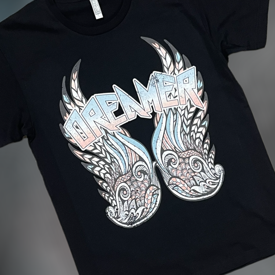 "Dreamer" Distressed Short Sleeve/Long Sleeve/Crewneck Sweatshirt