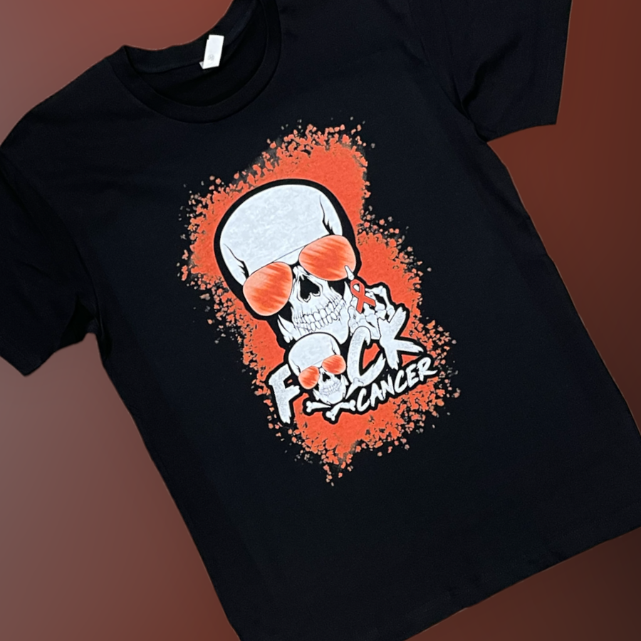 "F Cancer" Orange Ribbon Short Sleeve/Long Sleeve