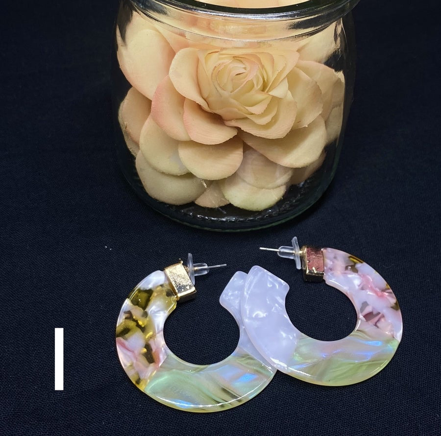 ASST ACRYLIC EARRINGS