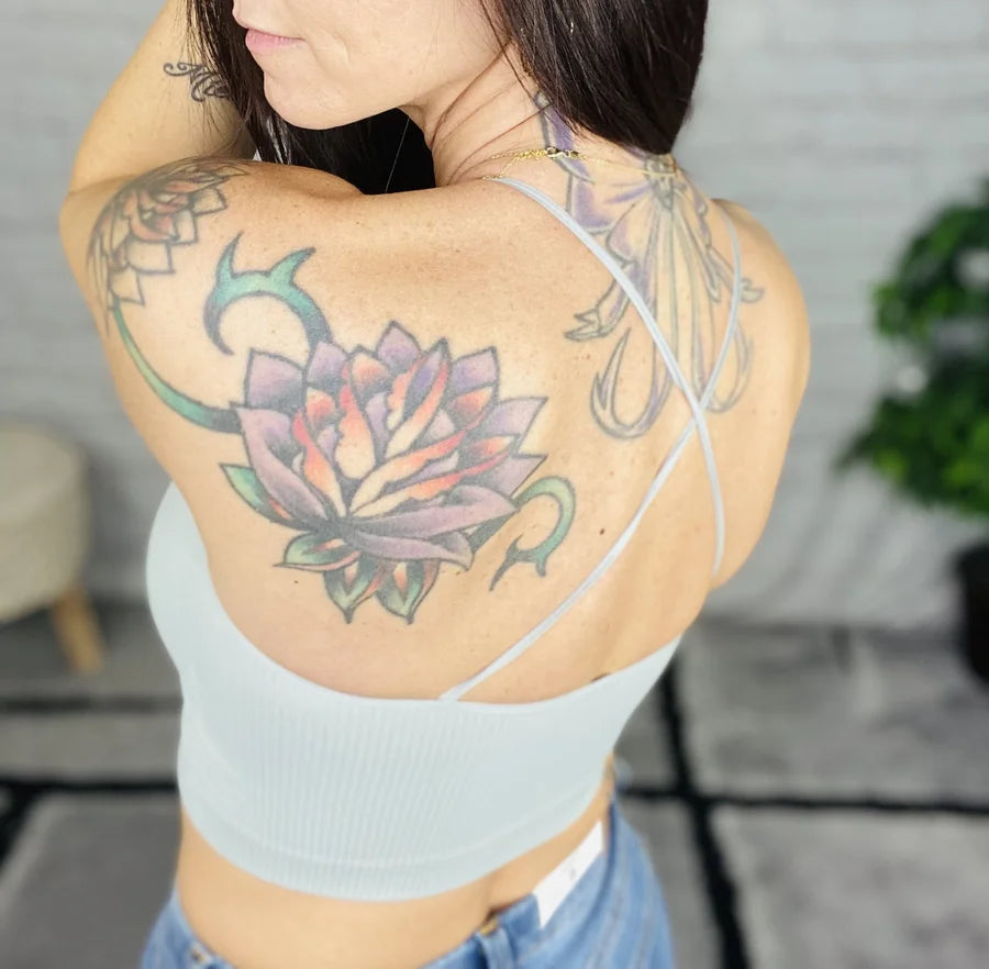 "The Little Things" Dusty Aqua Seamless Brami