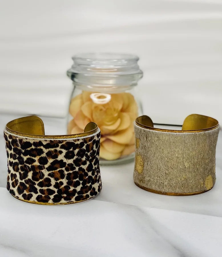 Thick Textured Cuff Bracelet