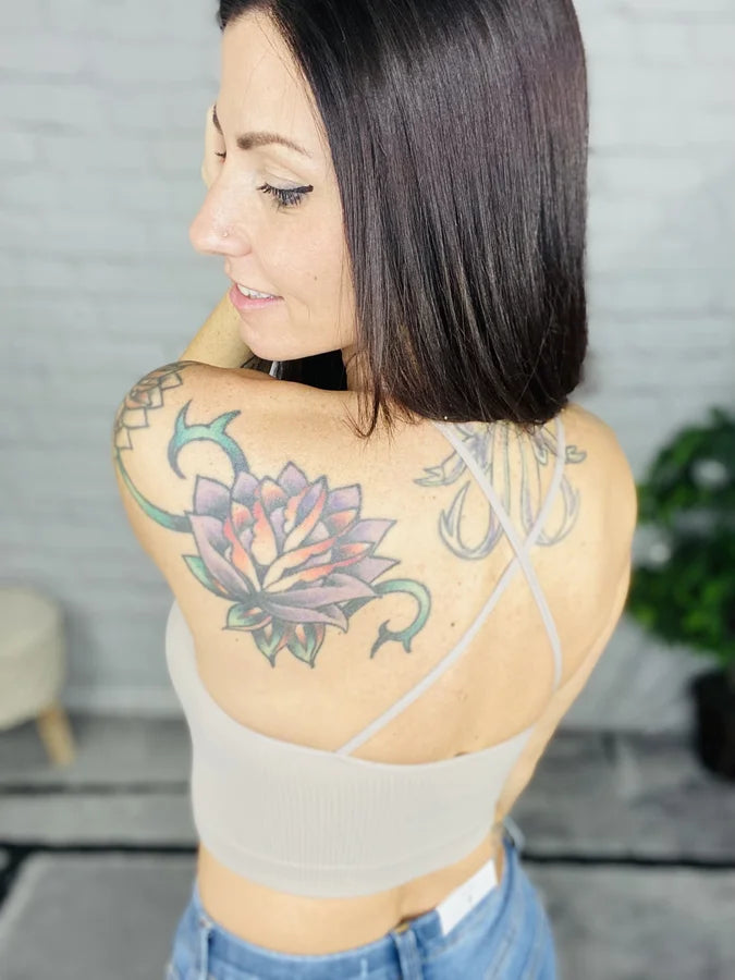 "The Little Things" Ash Mauve Seamless Brami