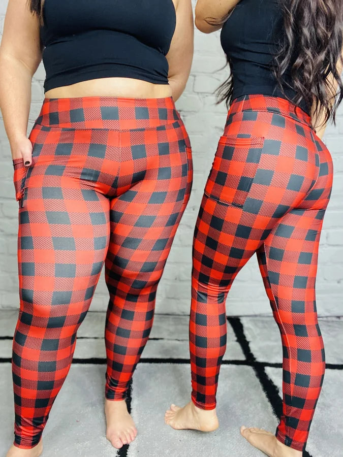 "Magical Day" Full Length Leggings w/ Pockets - Reg/Plus