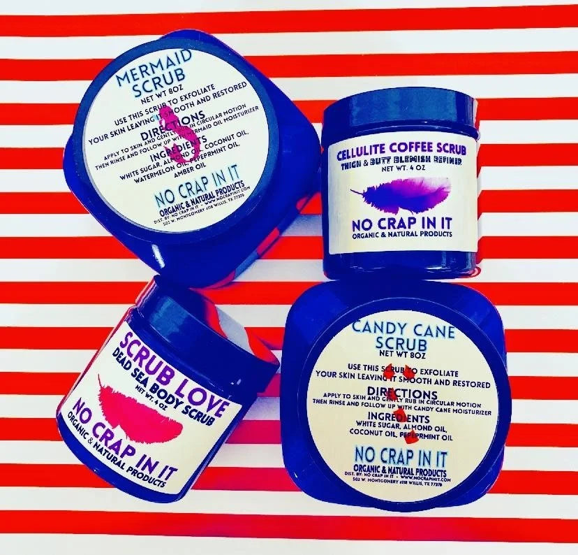 NO CRAP IN IT CANDY CANE SCRUB