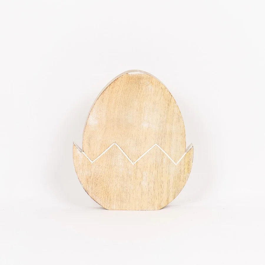 Mango Wood Egg Cutout