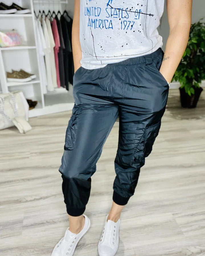 Reg/Plus Black Lightweight Performance Cargo Pants