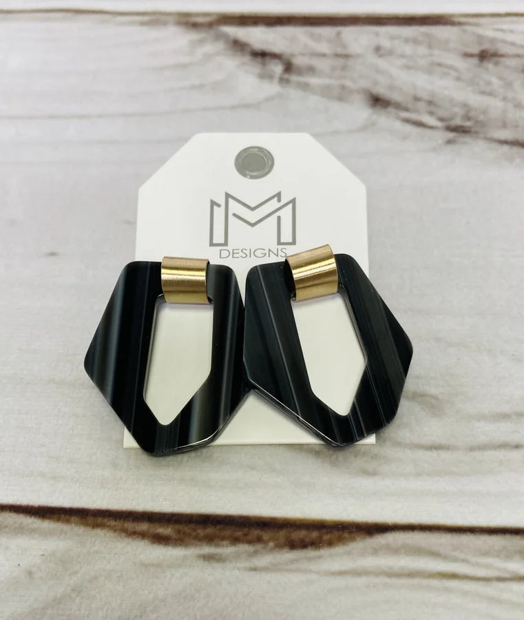 Jack Earrings - Black
