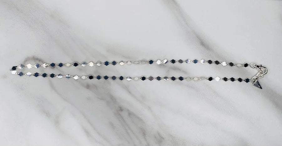 Erimish "Sky" Silver Chain for Face Shield