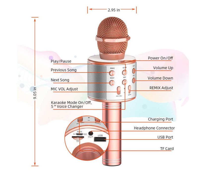 Wireless Karaoke Microphone