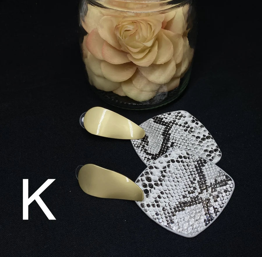 Assorted Snakeskin Earrings
