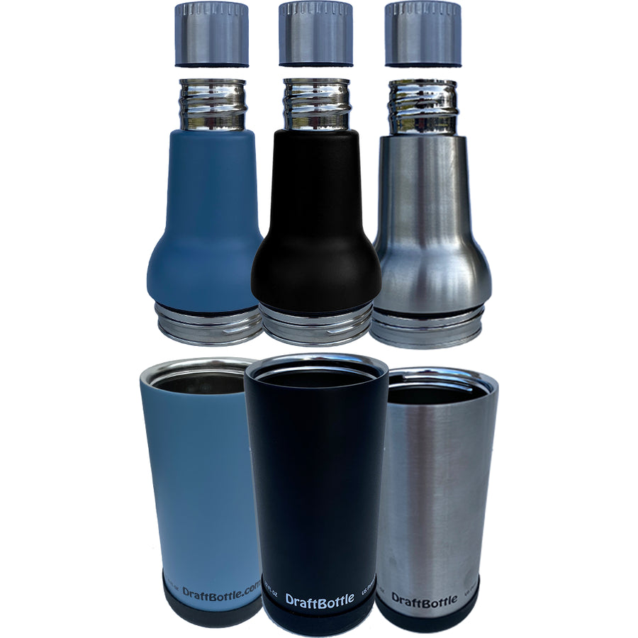 DraftBottle Stainless Steel Insulated Bottle - 22 oz.
