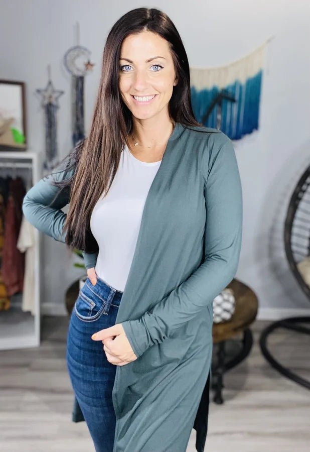 "Born to be Cozy" Cardigan - Reg/Plus (3 Colors)