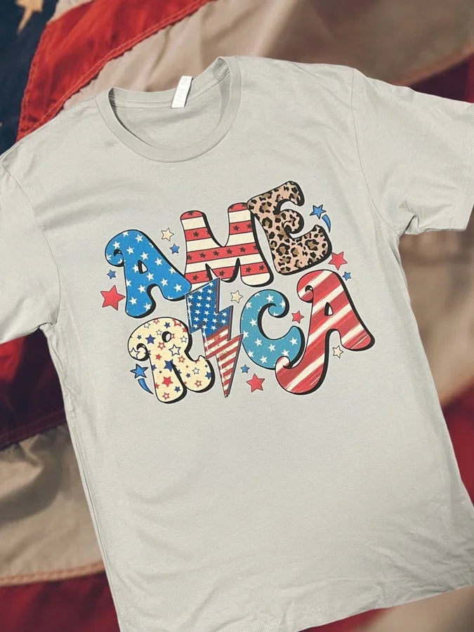 "Retro America" Short Sleeve T Shirt
