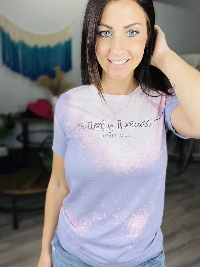 BTB Lilac Bleached Tee