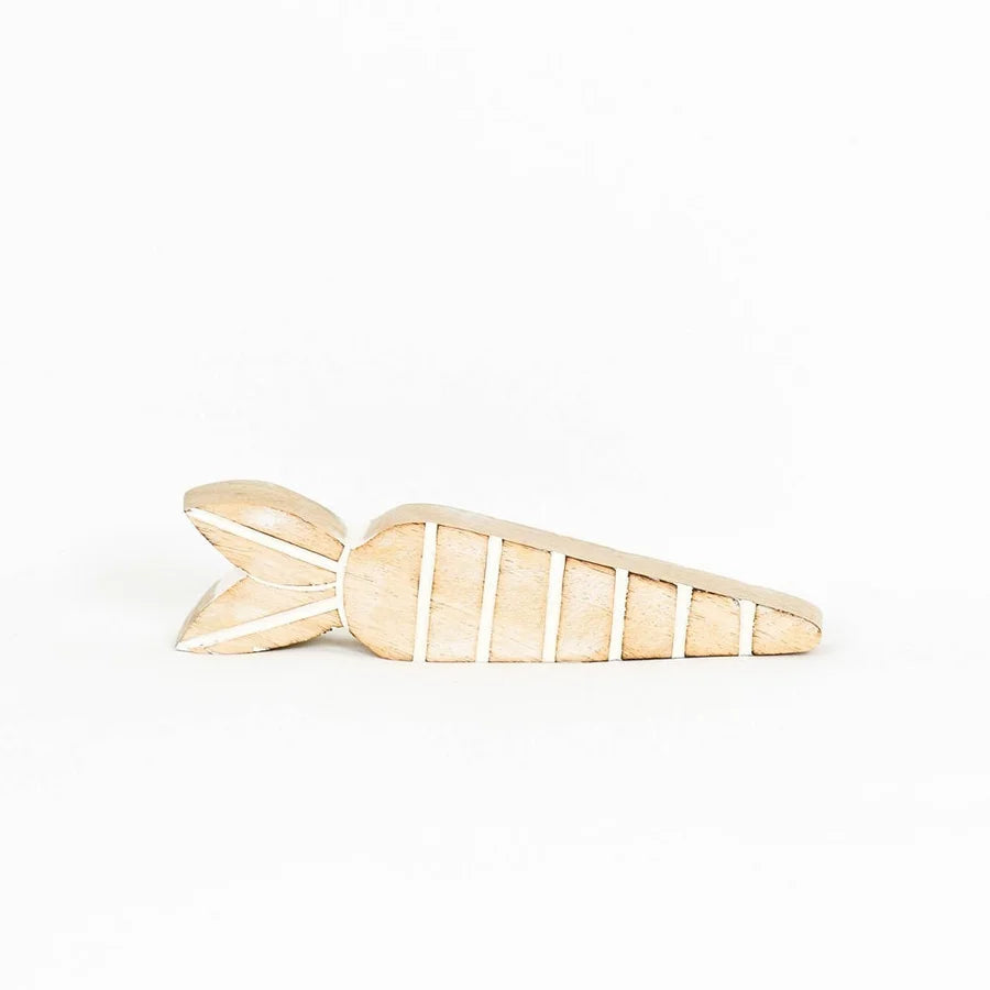 Mango Wood Carrot Cutout