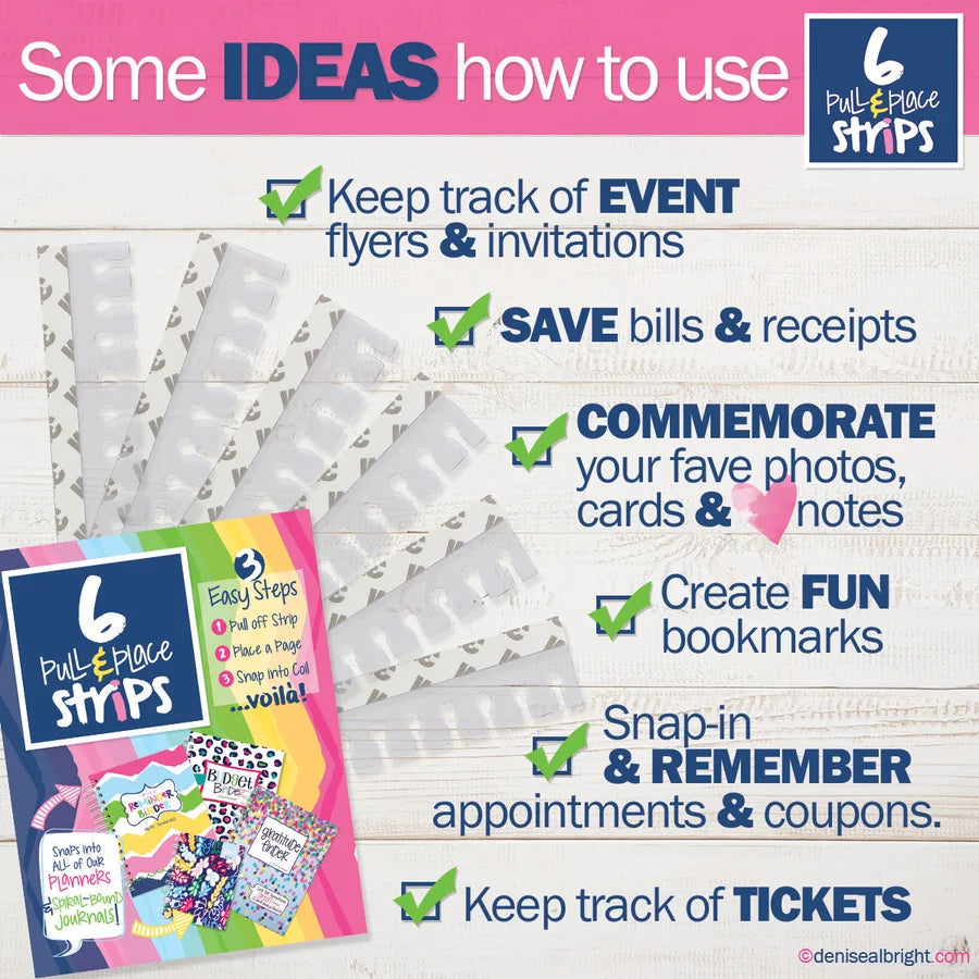 Pull & Place Snap-in Strips (6 Strips/Set) Round 2