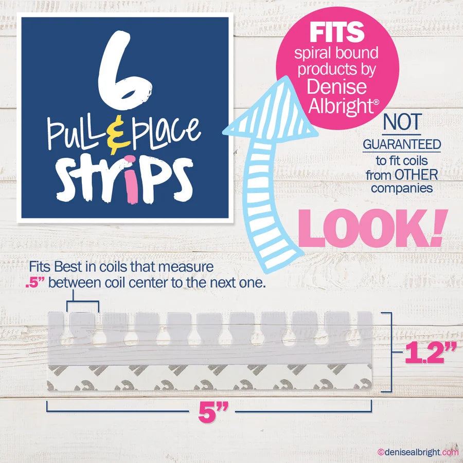 Pull & Place Snap-in Strips (6 Strips/Set) Round 2