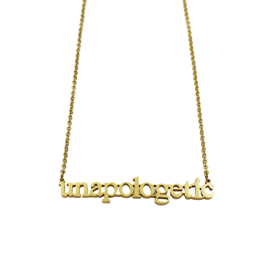 "Unapologetic" Plate Necklace