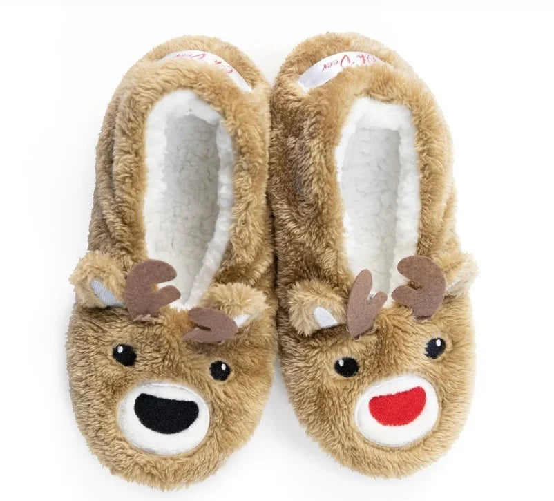"Oh Deer" Footsie Slippers