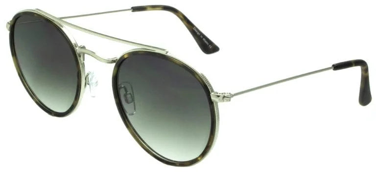 Ego Lux - Round Double-Bridge Sunglasses