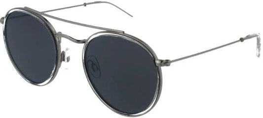 Ego Lux - Round Double-Bridge Sunglasses