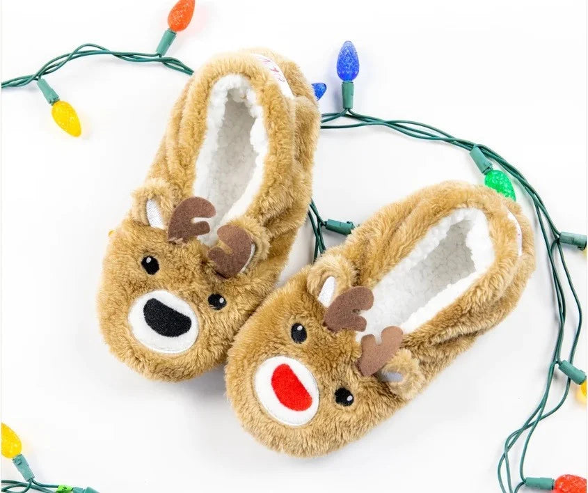 "Oh Deer" Footsie Slippers