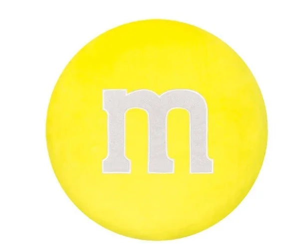 M&M Fleece and Glitter Plush Pillow