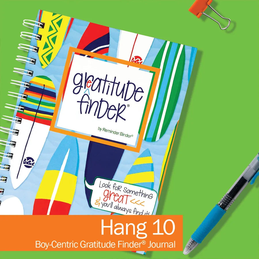 Gratitude Finder Gratitude Journal for Boys 52-Week Non dated - Round 2