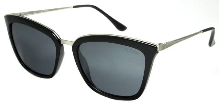 Polarized - Winged Frame Sunglasses