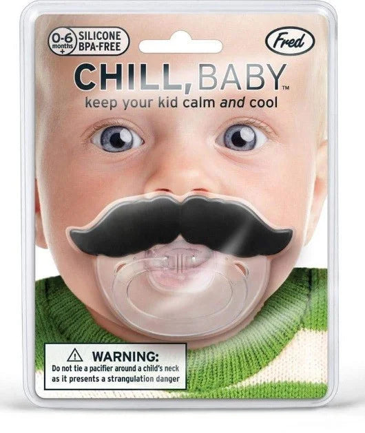 Chill Baby - Mustache Pacifier (0-6 months)