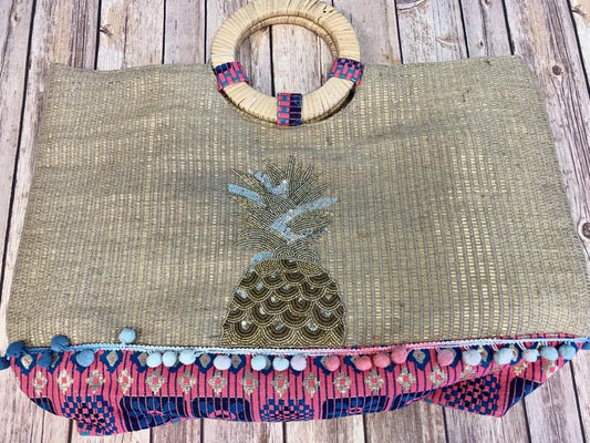 Razzle Dazzle Pineapple Tote