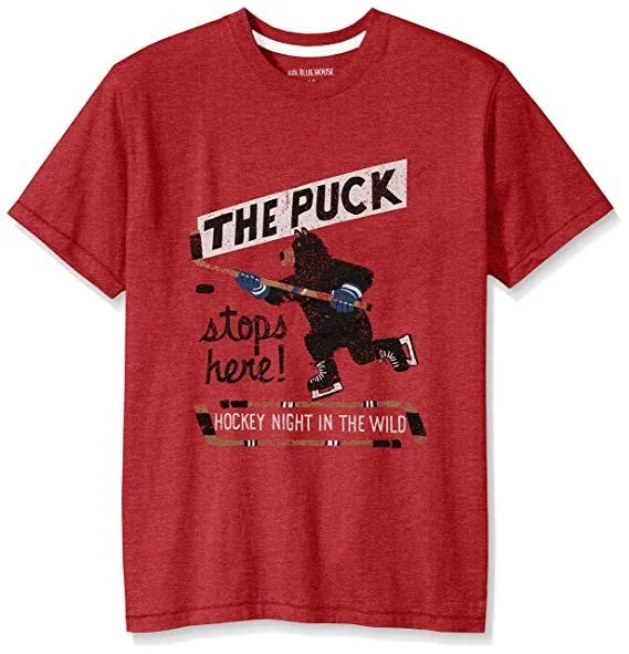 "WILD ABOUT HOCKEY" MEN'S TEE