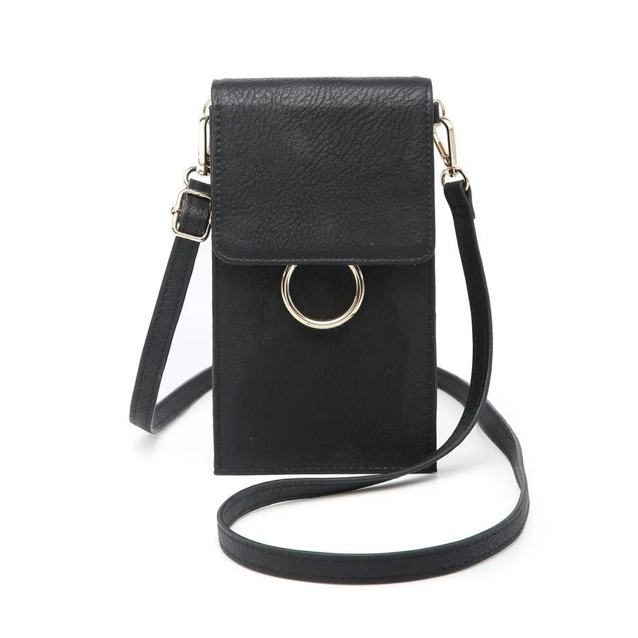 Ayla Cell Phone Bag - Black