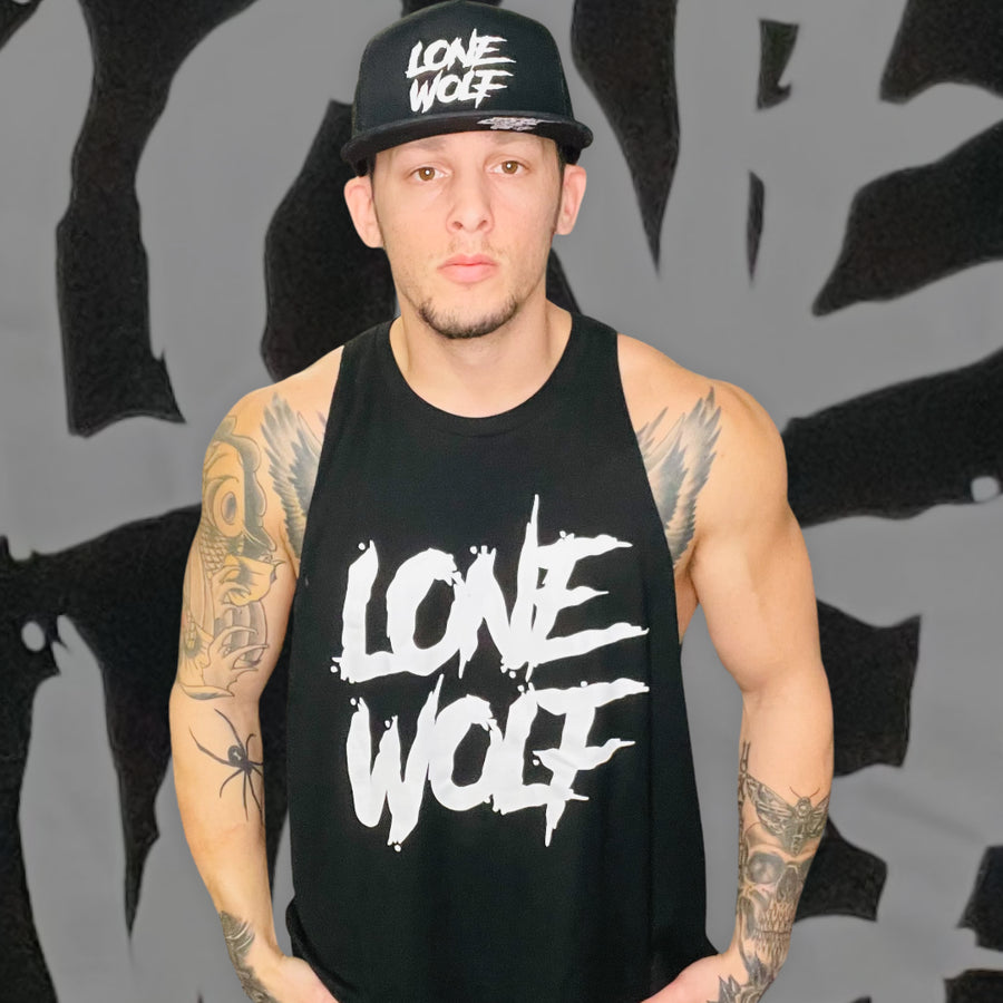 "Lone Wolf" Blood Splatter Tank Top