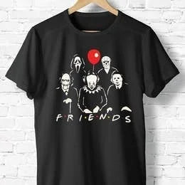 Horror Movie Friends Tee