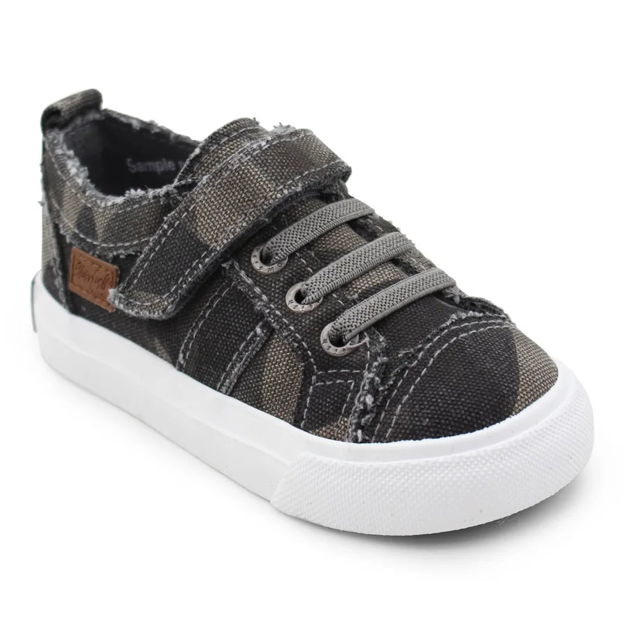 Blowfish TODDLERS Pauly Shoes - Grey Camo Canvas