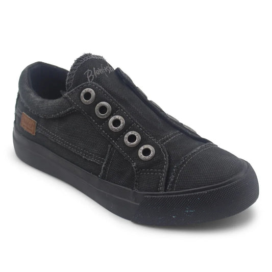 Blowfish KIDS Peter Shoes - Black Smoked Canvas