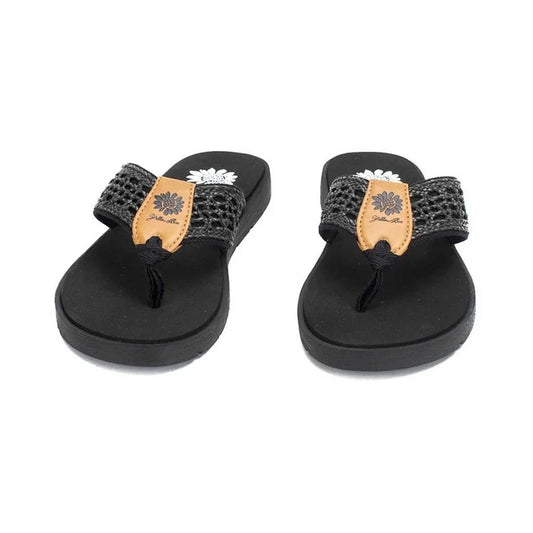 YellowBox "Fink" Black Sandals