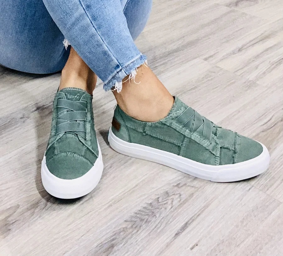 "Marley" Sea Foam Canvas Sneakers by Blowfish ADULT