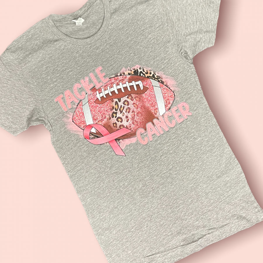 "Tackle Cancer" Short Sleeve T Shirt