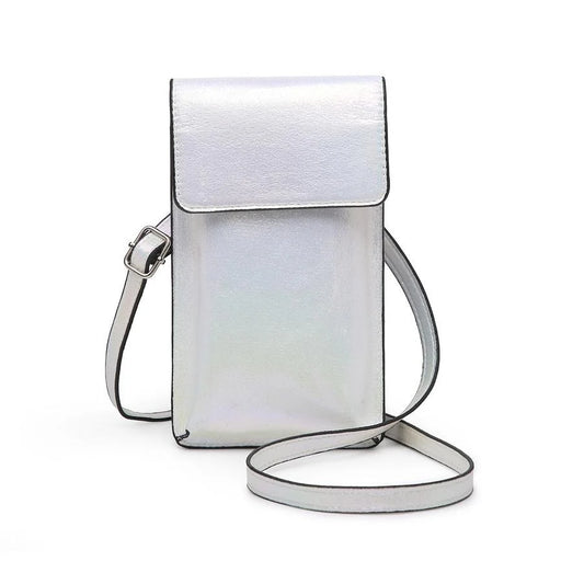 Juno Wallet/Crossbody - Hologram Pearl