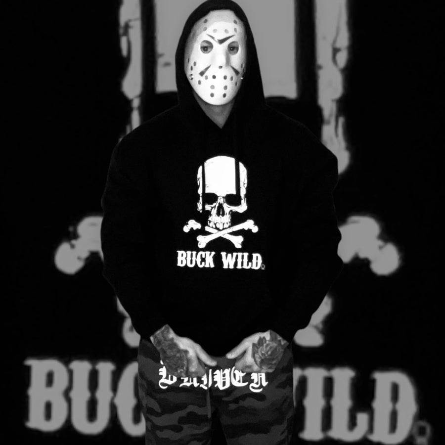 "Buck Wild" Black Hoodie