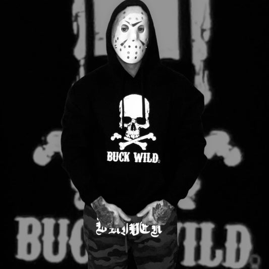 "Buck Wild" Black Hoodie